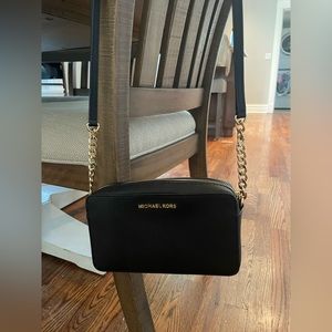 Michael Kors Jet Set Cross Body Black Bag
